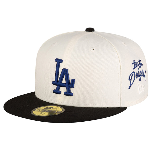 海外取寄 ニューエラ59FIFTY ブリックスアンドウッド ロサンゼルス ドジャース MLB FITTED CREAM