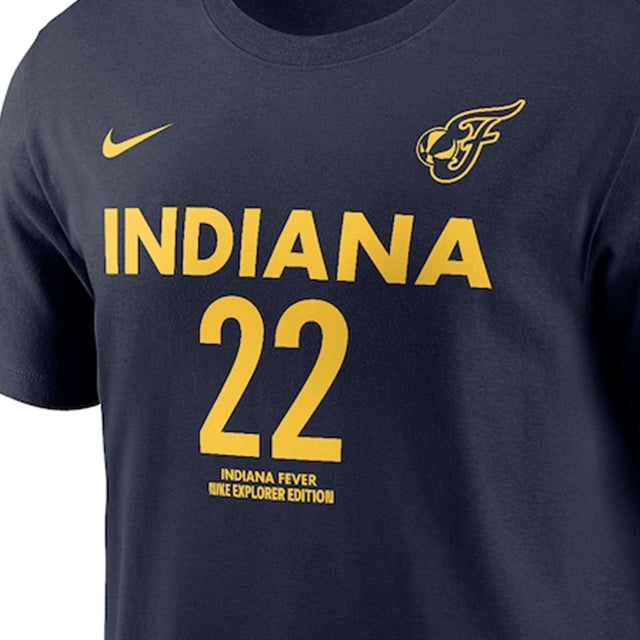 海外取寄 ケイトリン・クラークモデル ナイキ バスケ インディアナ フィーバー WNBA DRAFT NAME&NUMBER T-SHIRT NAVY