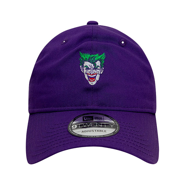 ニューエラ キャップ 9TWENTY DCコミックス ジョーカー FACE ADJUSTABLE CAP PURPLE