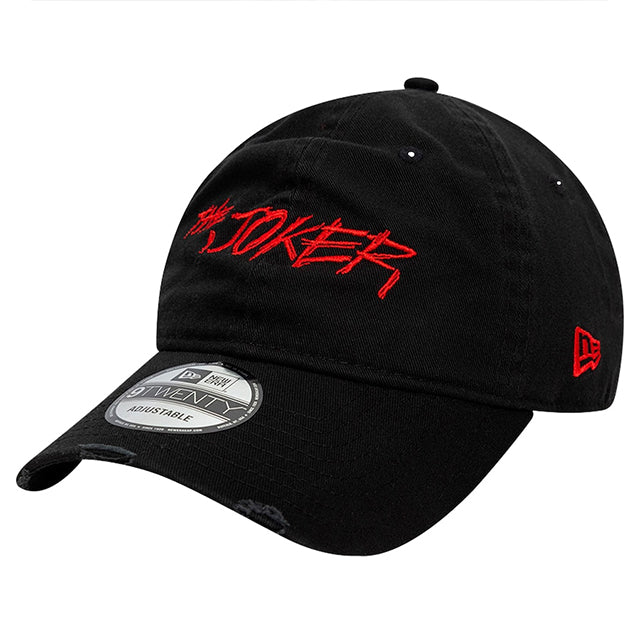 ニューエラ キャップ 9TWENTY DCコミックス ジョーカー SCRATCH ADJUSTABLE CAP BLACK