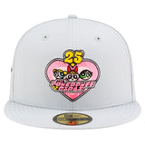 ニューエラ キャップ 59FIFTY パワーパフガールズ 25th ANNIVERSARY FITTED CAP GREY