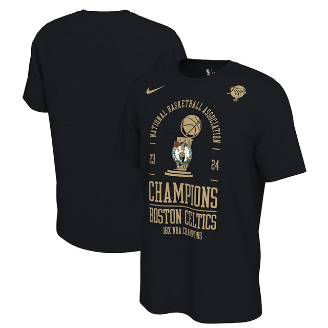 海外取寄 NIKE Tシャツ ボストン セルティックス 2024 NBA 18-TIME FINALS CHAMPIONS LOCKER ROOM  T-SHIRT BLACK/ 国内外からニューエラをはじめナイキ、クーパーズタウンボールキャップ等を中心に取り扱うベースボールキャップの専門店 /  Amazingstore(アメイジングストア)