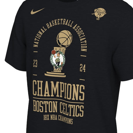 海外取寄 NIKE Tシャツ ボストン セルティックス 2024 NBA 18-TIME FINALS CHAMPIONS LOCKER ROOM T-SHIRT BLACK