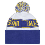 2025 NBAオールスターゲームモデル 海外取寄 ニューエラ ニットキャップ ビーニー NBA ALL-STAR GAME CUFFED KNIT BEANIE CAP WHITE