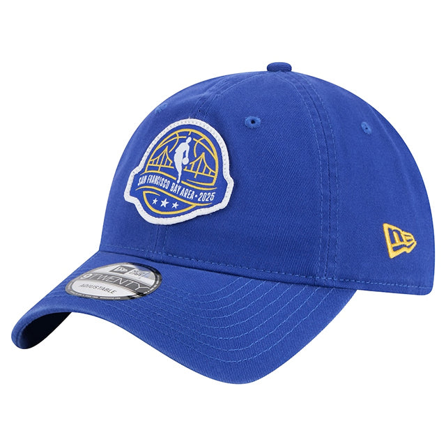 2025 NBAオールスターゲームモデル 海外取寄 ニューエラ ストラップバックキャップ NBA ALL-STAR GAME CIRCLE LOGO STRAPBACK CAP BLUE