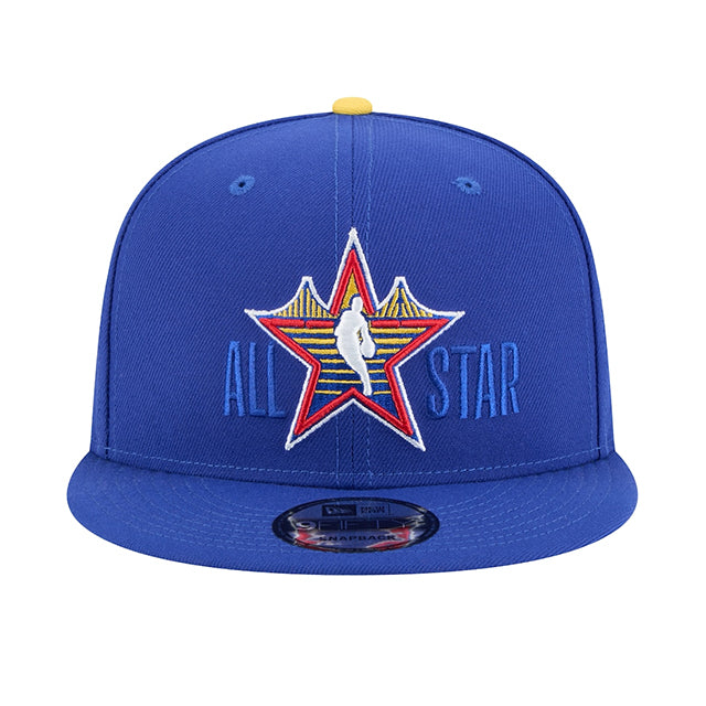 2025 NBAオールスターゲームモデル 海外取寄 ニューエラ スナップバックキャップ NBA ALL-STAR BIG STAR SNAPBACK CAP BLUE