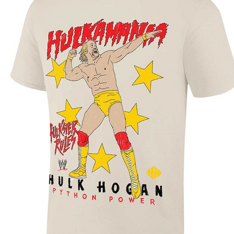 ハルク ホーガンモデル 海外取寄 RIPPLE JUNCTION Tシャツ HULKAMANIA PYTHON POWER T-SHIRT CREAM