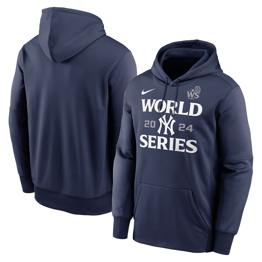 2024 ワールドシリーズモデル 海外取寄 ナイキ プルオーバーフーディー ニューヨーク ヤンキース MLB WORLD SERIES AUTHENTIC COLLECTION LEGEND PULL OVER HOODIE NAVY