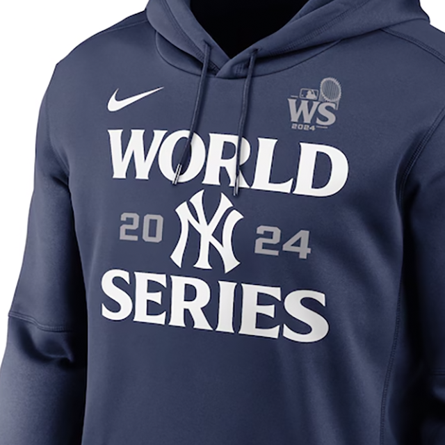 2024 ワールドシリーズモデル 海外取寄 ナイキ プルオーバーフーディー ニューヨーク ヤンキース MLB WORLD SERIES AUTHENTIC COLLECTION LEGEND PULL OVER HOODIE NAVY