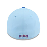 海外取寄 独立記念日モデル ニューエラ キャップ 39THIRTY シカゴ カブス 2025 MLB JULY 4TH STARS N STRIPES FLEX FIT LIGHT BLUE