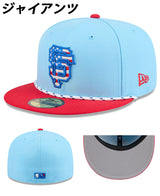 独立記念日モデル ニューエラ キャップ 59FIFTY MLB 2025 JULY 4TH STARS N STRIPES FITTED CAP
