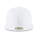 2025 ワールドシリーズチャンピオンモデル ニューエラ キャップ 59FIFTY ロサンゼルス ドジャース MLB WORLD SERIES CHAMPIONS SIDE PATCH FITTED CAP WHITE-WHITE