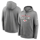 第59回スーパーボウル進出記念 海外取寄 ナイキ カンザスシティ チーフス NFL AFC CHAMPIONS LOCKER ROOM TROPHY COLLECTION PULLOVER HOODIE