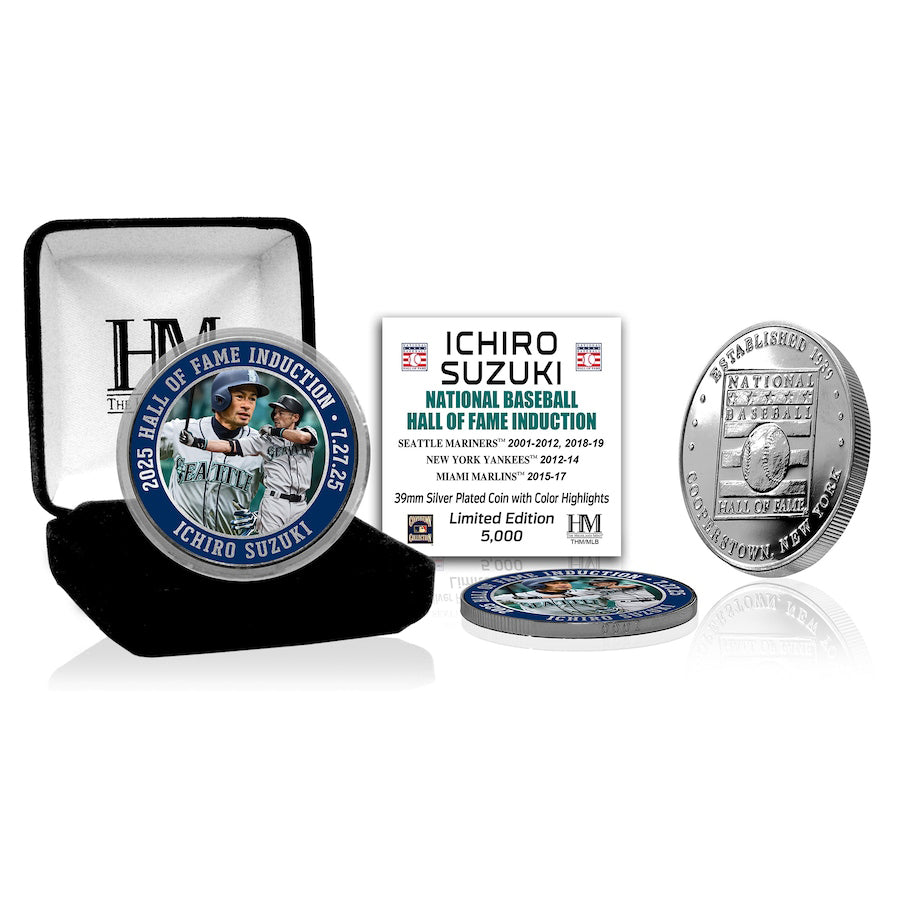 イチロー選手モデル 海外取寄 HALL OF FAME 記念コイン SILVER COIN