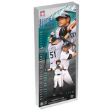 イチロー選手 HALL OF FAMEモデル 海外取寄 シアトル マリナーズ HIGHLAND MINT 2025 NATIONAL BASEBALL HALL OF FAME COMMEMORATIVE TICKET 3D ART BLOCK