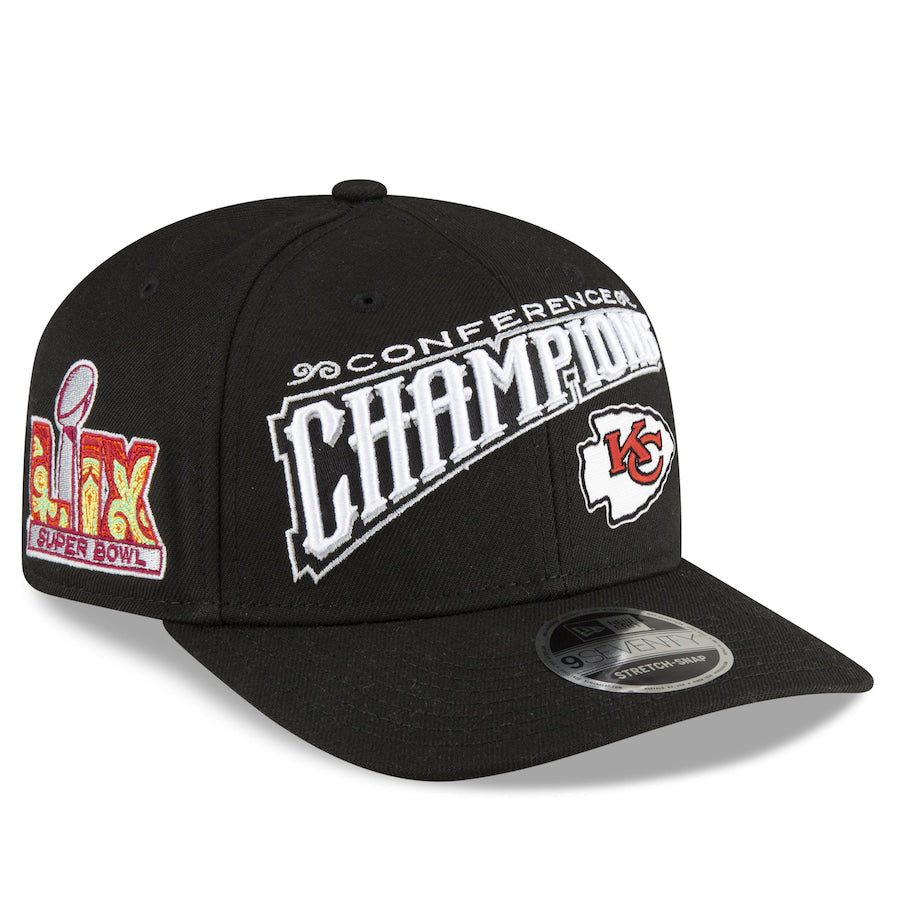 第59回スーパーボウル進出記念 海外取寄 ニューエラ 9SEVENTY カンザスシティ チーフス NFL AFC CHAMPIONS LOCKER ROOM TROPHY COLLECTION SNAPBACK