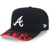 海外取寄 2025 MLB スピードウェイ・クラシックモデル ニューエラ キャップ 59FIFTY アトランタ ブレーブス 2025 MLB SPEEDWAY CLASSIC A-FRAME FITTED CAP NAVY