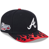 海外取寄 2025 MLB スピードウェイ・クラシックモデル ニューエラ キャップ 9SEVENTY アトランタ ブレーブス 2025 MLB SPEEDWAY CLASSIC STRETCH SNAPBACK CAP NAVY RED