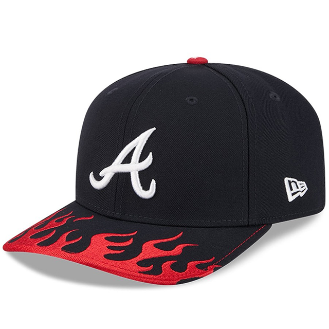 海外取寄 2025 MLB スピードウェイ・クラシックモデル ニューエラ キャップ 9SEVENTY アトランタ ブレーブス 2025 MLB SPEEDWAY CLASSIC STRETCH SNAPBACK CAP NAVY RED