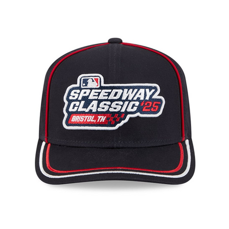 海外取寄 2025 MLB スピードウェイ・クラシックモデル ニューエラ キャップ 9SEVENTY アトランタ ブレーブス 2025 MLB SPEEDWAY CLASSIC FASHION PACK STRETCH SNAPBACK CAP NAVY