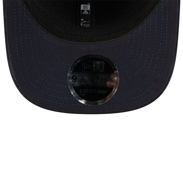 海外取寄 2025 MLB スピードウェイ・クラシックモデル ニューエラ キャップ 9SEVENTY アトランタ ブレーブス 2025 MLB SPEEDWAY CLASSIC FASHION PACK STRETCH SNAPBACK CAP NAVY