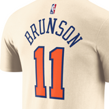 海外取寄 ジェイレン ブランソンモデル ナイキ Tシャツ 2025-26 CITY EDITION NAME&NUMBER T-SHIRT CREAM NIKE