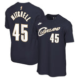 海外取寄 ドノバン ミッチェルモデル ナイキ Tシャツ 2025 CLASSIC EDITION NAME&NUMBER T-SHIRT NAVY NIKE クリーブランド キャバリアーズ