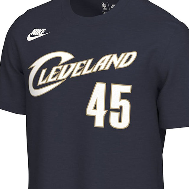 海外取寄 ドノバン ミッチェルモデル ナイキ Tシャツ 2025 CLASSIC EDITION NAME&NUMBER T-SHIRT NAVY NIKE クリーブランド キャバリアーズ