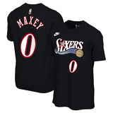 海外取寄 タイリース マキシーモデル ナイキ Tシャツ 2025 CLASSIC EDITION NAME&NUMBER T-SHIRT BLACK NIKE フィラデルフィア 76ERS