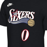 海外取寄 タイリース マキシーモデル ナイキ Tシャツ 2025 CLASSIC EDITION NAME&NUMBER T-SHIRT BLACK NIKE フィラデルフィア 76ERS