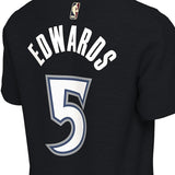 海外取寄 アンソニー エドワーズモデル ナイキ Tシャツ 2025 CLASSIC EDITION NAME&NUMBER T-SHIRT NAVY NIKE ミネソタ ティンバーウルブズ