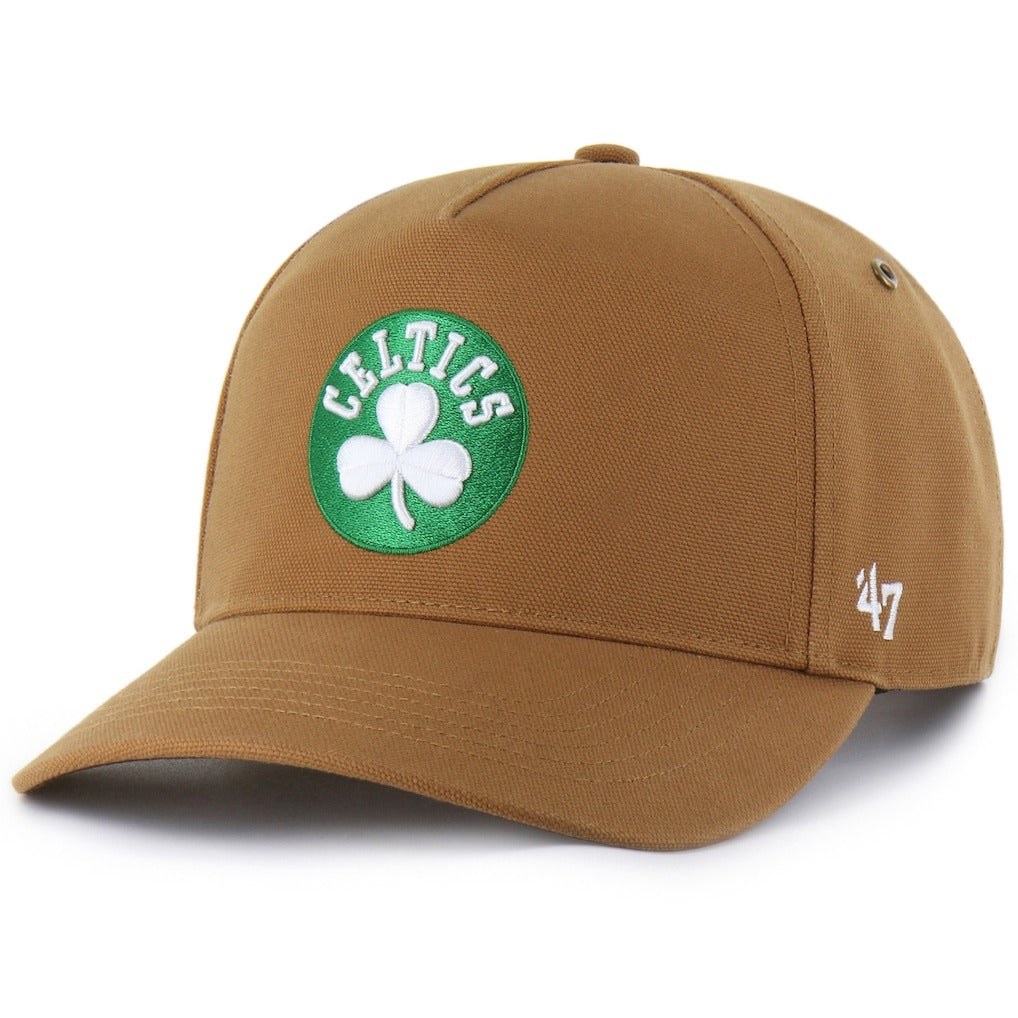 即日発送 47ブランド NBA カーハート ボストン セルティックス CARHARTT 47BRAND HITCH SNAPBACK CAP BROWN