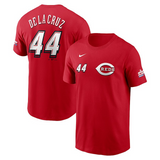 エリー・デラクルーズモデル 海外取寄 ナイキ 2025 スピードウェイ・クラシックモデル Tシャツ 2025 MLB SPEEDWAY CLASSIC NAME&amp;NUMBER T-SHIRT RED