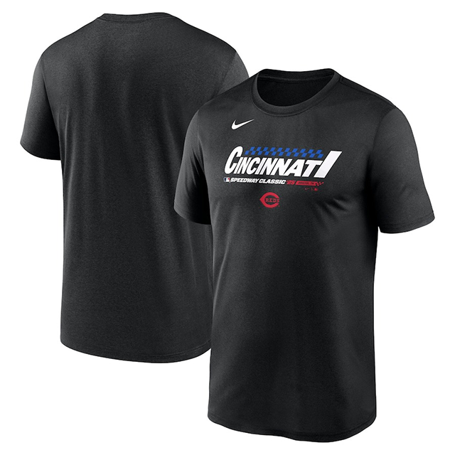 海外取寄 ナイキ 2025 スピードウェイ・クラシックモデル Tシャツ シンシナティ レッズ 2025 MLB SPEEDWAY CLASSIC LEGEND PERFORMANCE T-SHIRT BLACK