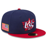 ニューエラ キャップ 59FIFTY WBC アメリカ 2026 WORLD BASEBALL CLASSIC FITTED CAP NAVY