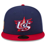 ニューエラ キャップ 59FIFTY WBC アメリカ 2026 WORLD BASEBALL CLASSIC FITTED CAP NAVY