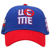 ジョン シナモデル 海外取寄 WWE AUTHENTIC FAREWELL TOUR SUMMER SLAM 2025 NEW JERSEY ADJUSTABLE CAP BLUE RED