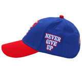 ジョン シナモデル 海外取寄 WWE AUTHENTIC FAREWELL TOUR SUMMER SLAM 2025 NEW JERSEY ADJUSTABLE CAP BLUE RED