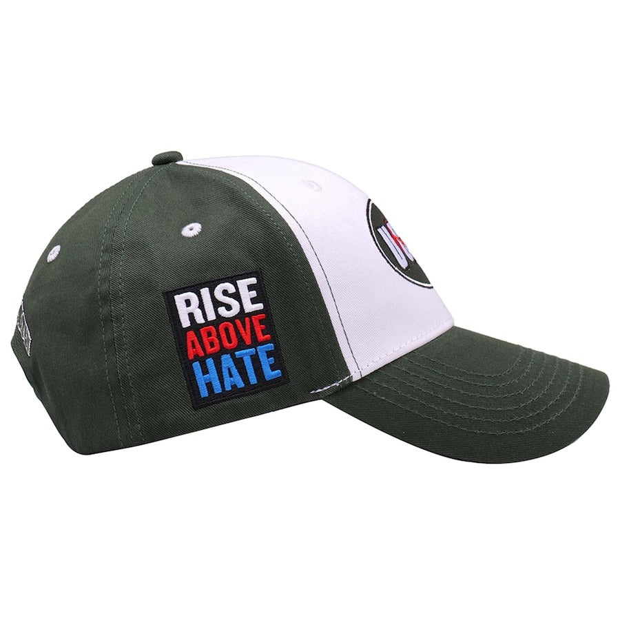 ジョン シナモデル 海外取寄 WWE AUTHENTIC FAREWELL TOUR SUMMER SLAM 2025 NEW JERSEY ADJUSTABLE CAP WHITE GREEN