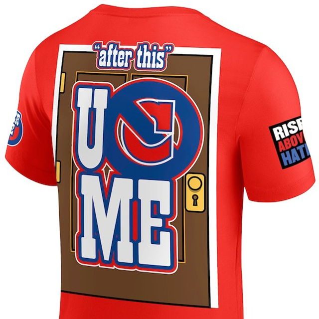 ジョン シナモデル 海外取寄 WWE AUTHENTIC Tシャツ FAREWELL TOUR 2025 MONTREAL T-SHIRT RED