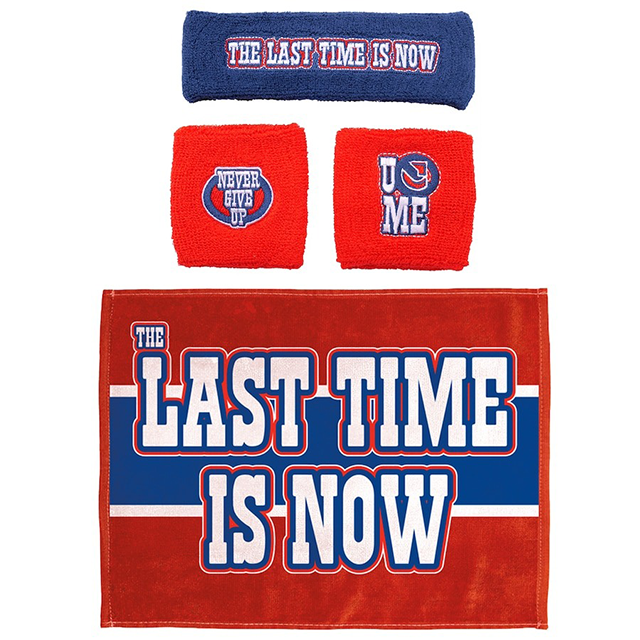 ジョン シナモデル 海外取寄 WWE AUTHENTIC FAREWELL TOUR 2025 MONTREAL SWEATBAND&TOWEL RED