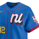 フランシスコ リンドーアモデル 海外取寄 ナイキ 2025 MLB オールスター レプリカユニフォーム 2025 MLB ALL-STAR EDITION LIMITED NATIONAL LEAGUE PLAYER JERSEY BLUE