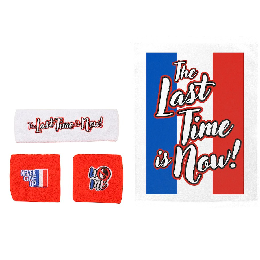 ジョン シナモデル 海外取寄 WWE AUTHENTIC FAREWELL TOUR 2025 PARIS SWEATBAND&TOWEL