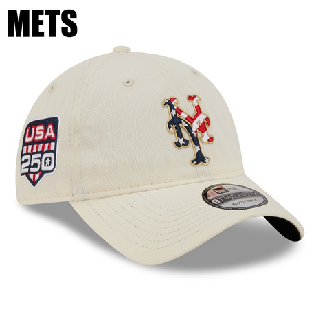 独立記念日モデル ニューエラ キャップ 9TWENTY MLB 2026 JULY 4TH STARS N STRIPES STRAPBACK CAP CREAM