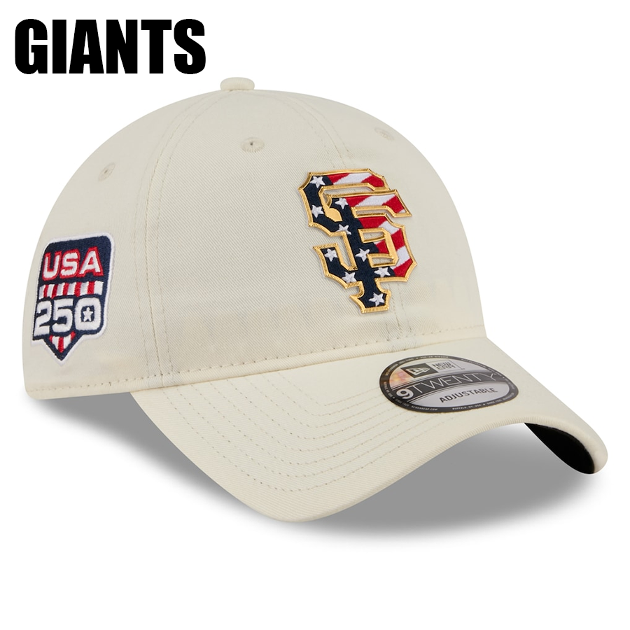 独立記念日モデル ニューエラ キャップ 9TWENTY MLB 2026 JULY 4TH STARS N STRIPES STRAPBACK CAP CREAM