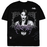 リア リプリーモデル 海外取寄 シビル レジーム WWE AUTHENTIC Tシャツ BOXY T-SHIRT BLACK