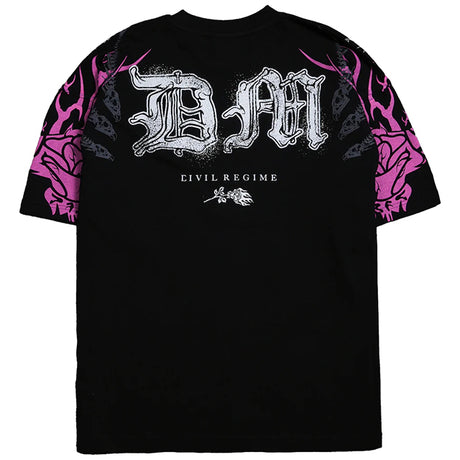 ドミニク ミステリオモデル 海外取寄 シビル レジーム WWE AUTHENTIC Tシャツ BOXY T-SHIRT BLACK