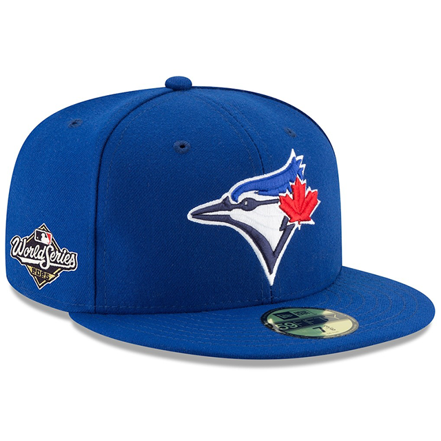 2025 ワールドシリーズモデル 海外取寄 ニューエラ キャップ 59FIFTY トロント ブルージェイズ MLB WORLD SERIES AUTHENTIC COLLECTION FITTED CAP ROYAL
