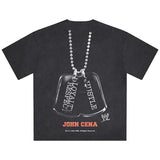 ジョン シナモデル 海外取寄 ID サプライ WWE Tシャツ SNOW WASH CHAMP IS HERE BOXY T-SHIRT BLACK