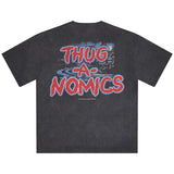 ジョン シナモデル 海外取寄 ID サプライ WWE Tシャツ SNOW WASH THUG-A-NOMICS BOXY T-SHIRT BLACK